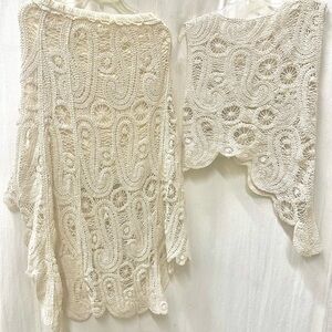 Elegant Crochet Lace Ensemble